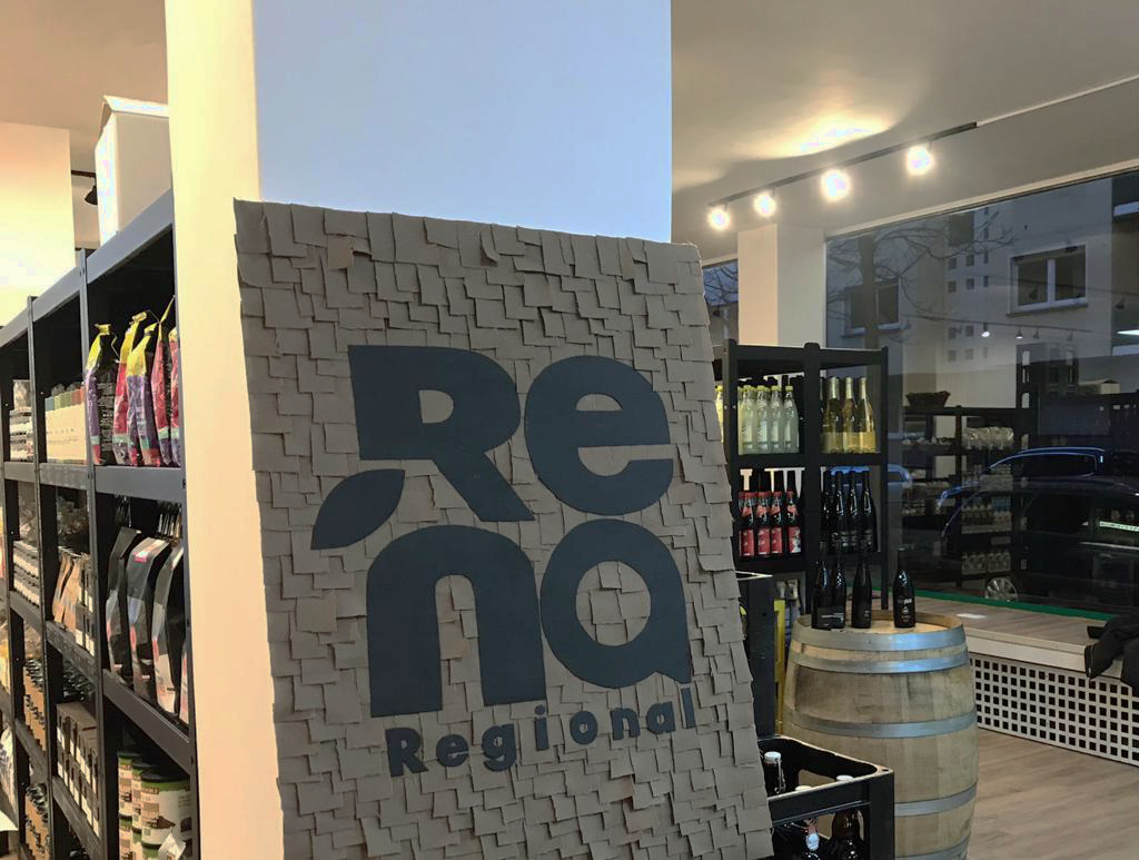 Das Logo von RENARegional im Laden
